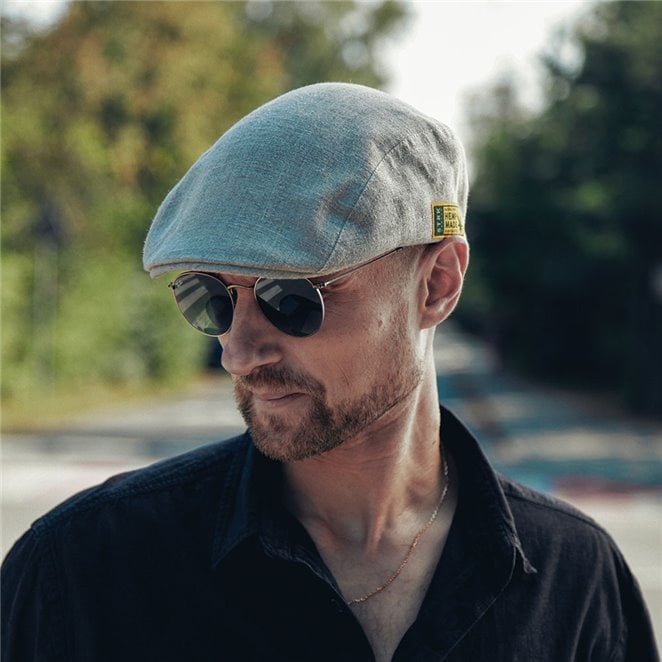 Gecko Hemp Flat Cap – Timeless Ivy League Style