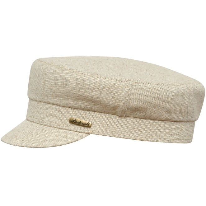 Fiddler summer breathable linen breton style cap