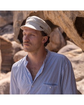 Fiddler summer breathable linen breton style cap 2