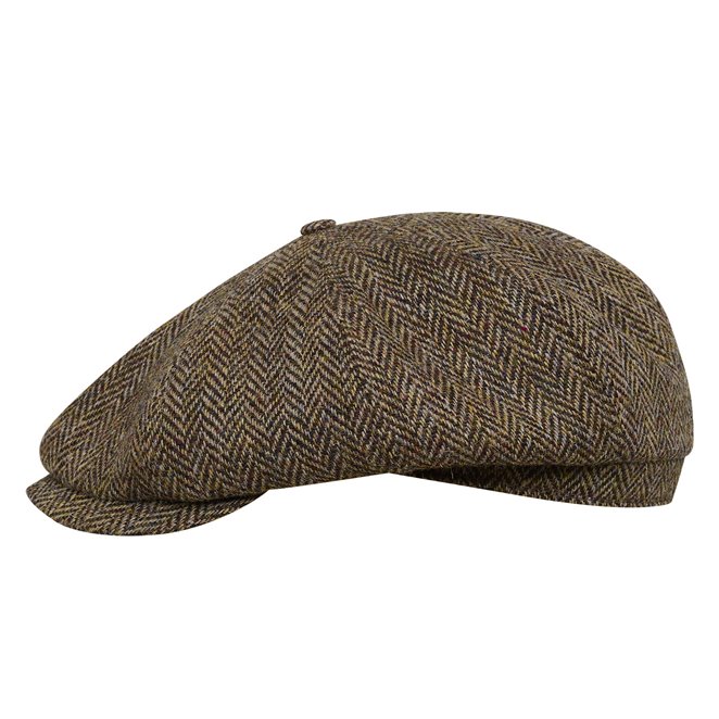 Shelby - made of genuine Harris Tweed cap vintage (100% wool)