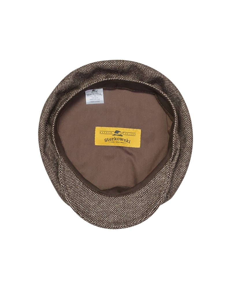 Peaky Cap - made of genuine Harris Tweed with sewn down visor