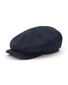 Rambler - Harris Tweed  |  four panel Applejack cap breathable lining 2