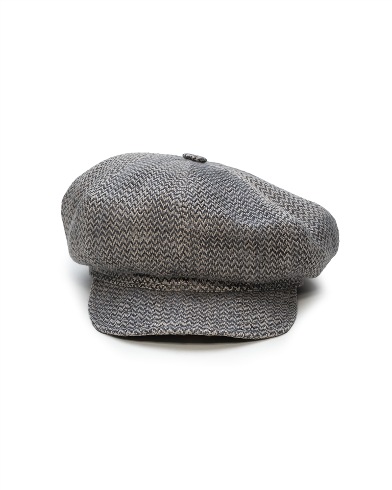 Rune - linen | Classic newsboy cap in handwoven, plant-dyed linen