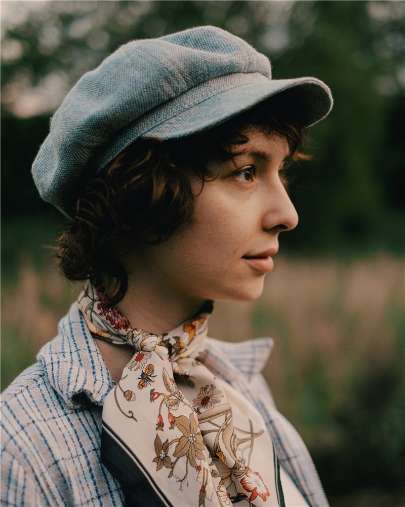 Rune - linen | Classic newsboy cap in handwoven, plant-dyed linen