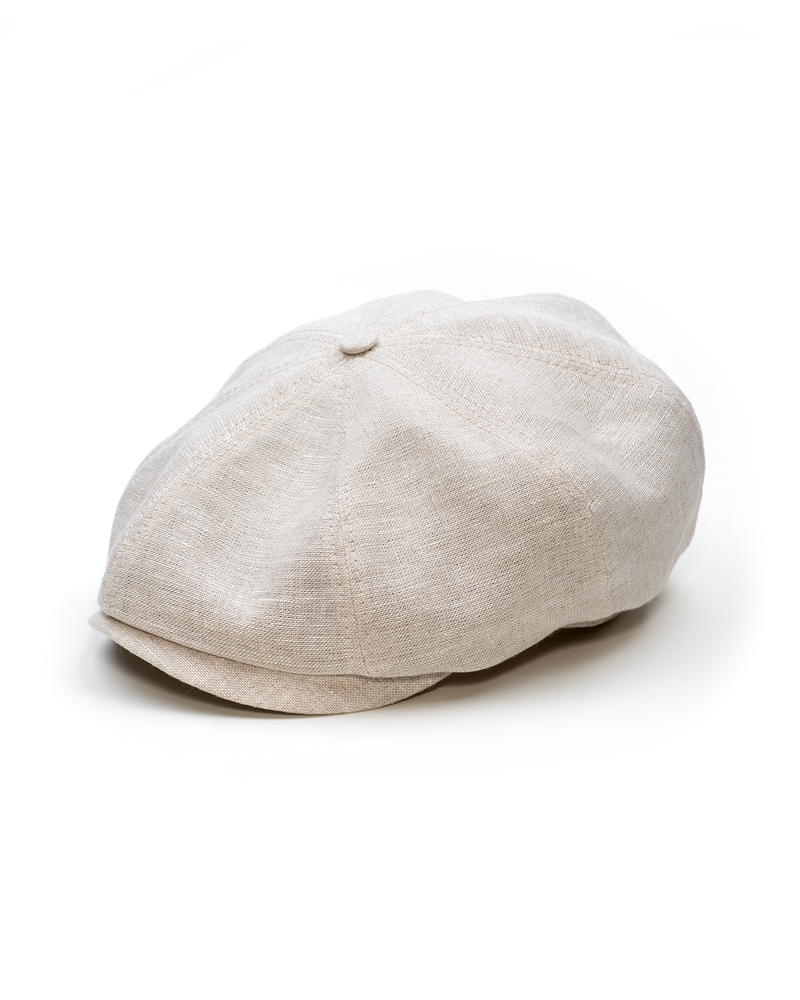 Shelby - newsboy vintage mens cap linen