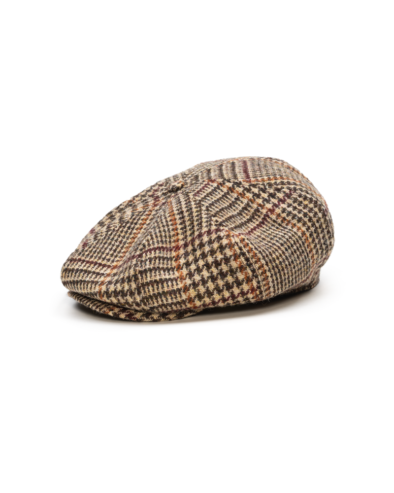 帽子 Peaky Blinders Harris Tweed Sterkowski Peaky Cap - made of genuine Harris Tweed with sewn down visor