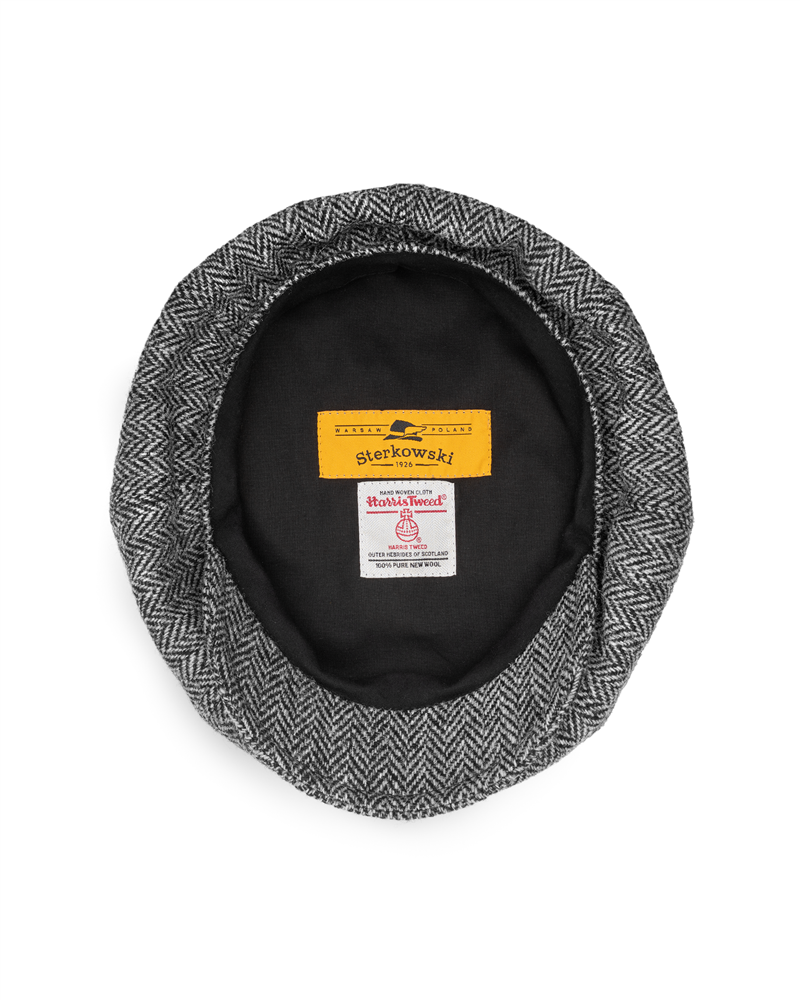 Peaky Cap - made of genuine Harris Tweed with sewn down visor