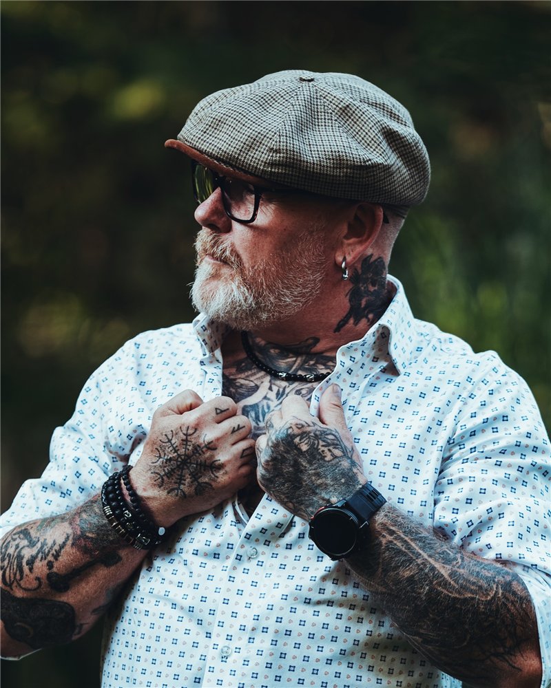 Shelby Links - linen | Classic newsboy gf cap in a Limited Edition
