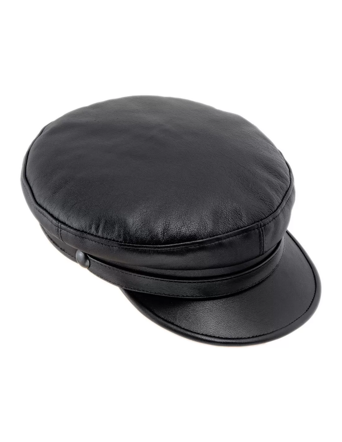 Trawler - fisherman hat, sailor cap made of 100% natural leather