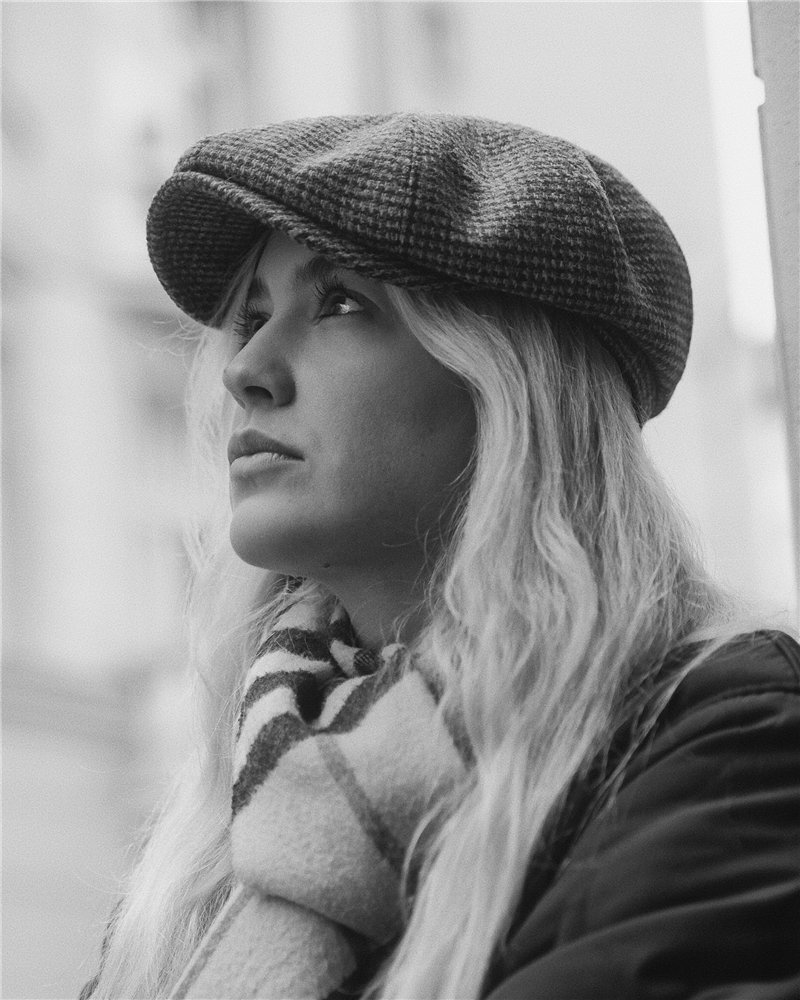 Shelby - made of genuine Harris Tweed cap vintage (100% wool)