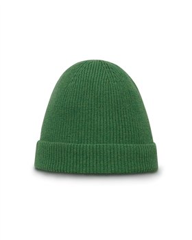 Kingfish knitted beanie made of cashmere and ultrafine merino wool. 2