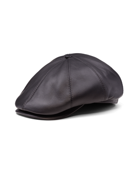 Tony - Leather Flat Cap with Timeless Design 2