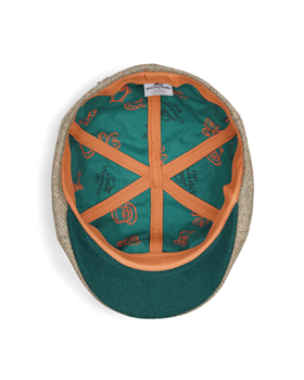 Craic - Limited editon donegal tweed duckbill cap with Irish motif 2