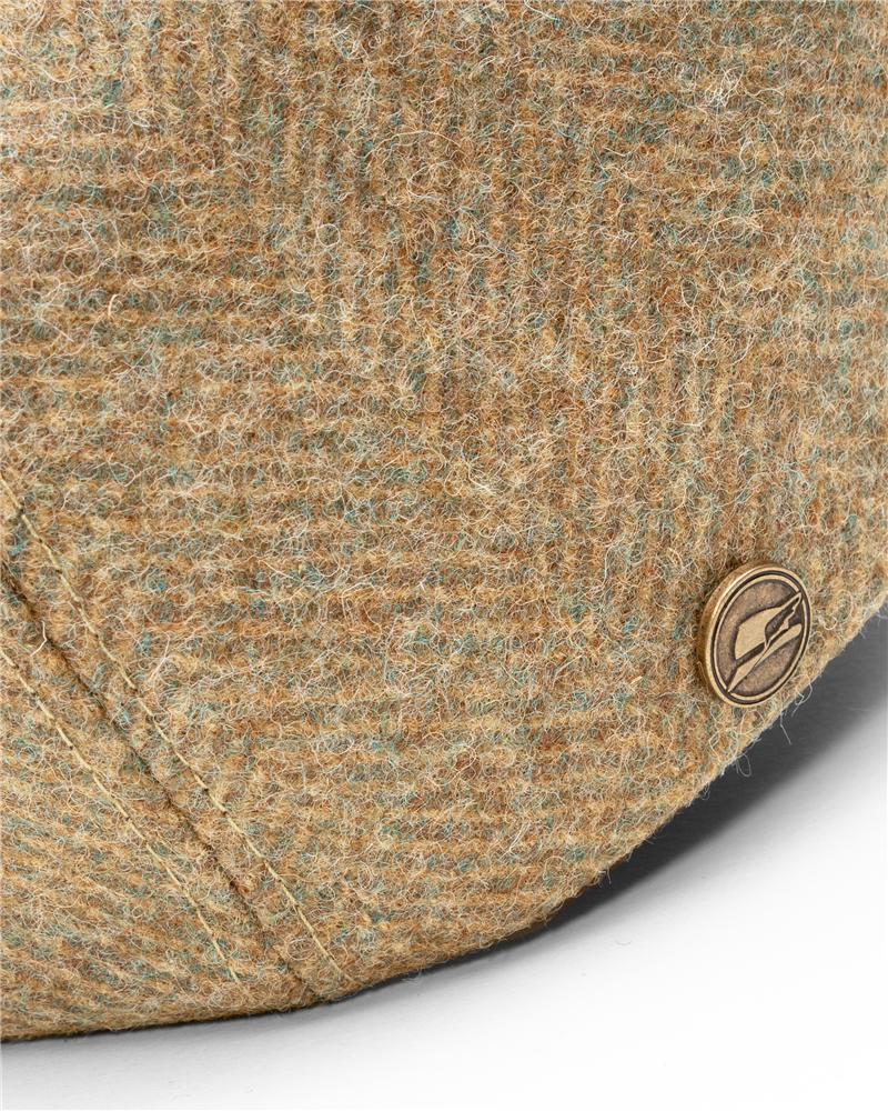 Craic - Limited editon donegal tweed duckbill cap with Irish motif