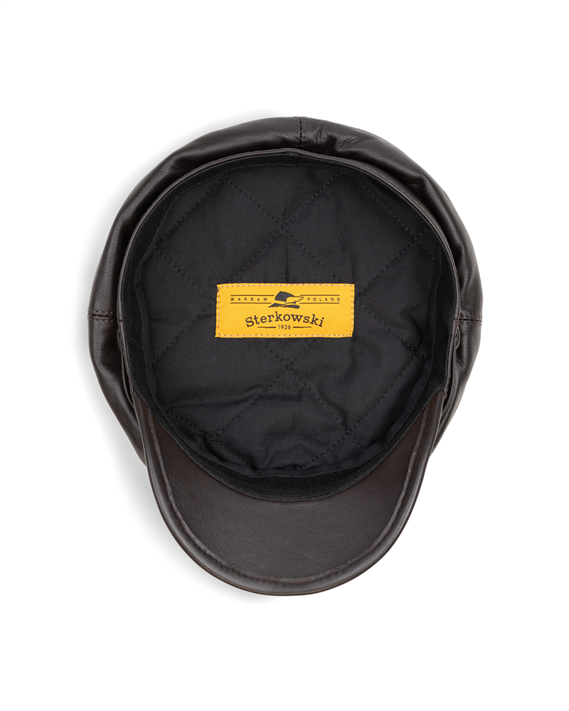 Danube Mod 8 - Leather Fiddler Cap with Classic Rugged Style