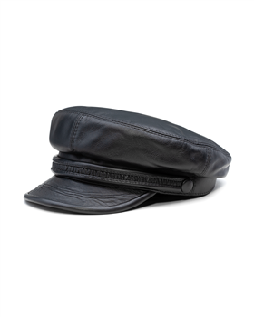 Danube Mod 9 - Leather Fiddler Cap with Classic Design 2