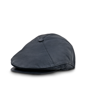 Magnus - genuine leather premium 5 panels flat cap 2