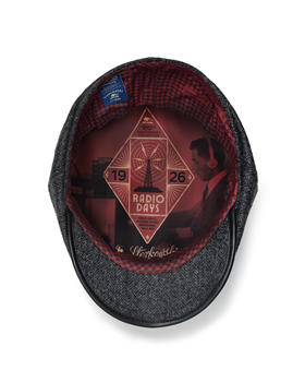 Shelby Radio Days - Abraham Moon Wool | 8-Panel Newsboy Cap - Sterkowski 2