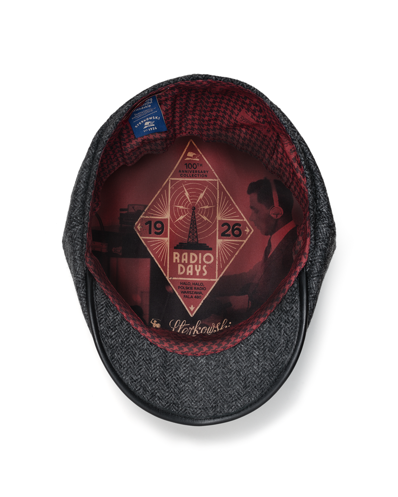 Shelby Radio Days - Abraham Moon Wool | 8-Panel Newsboy Cap