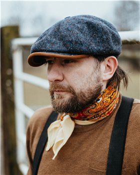 Shelby - Donegal Tweed | 100th Anniversary Newsboy Cap - Sterkowski 2