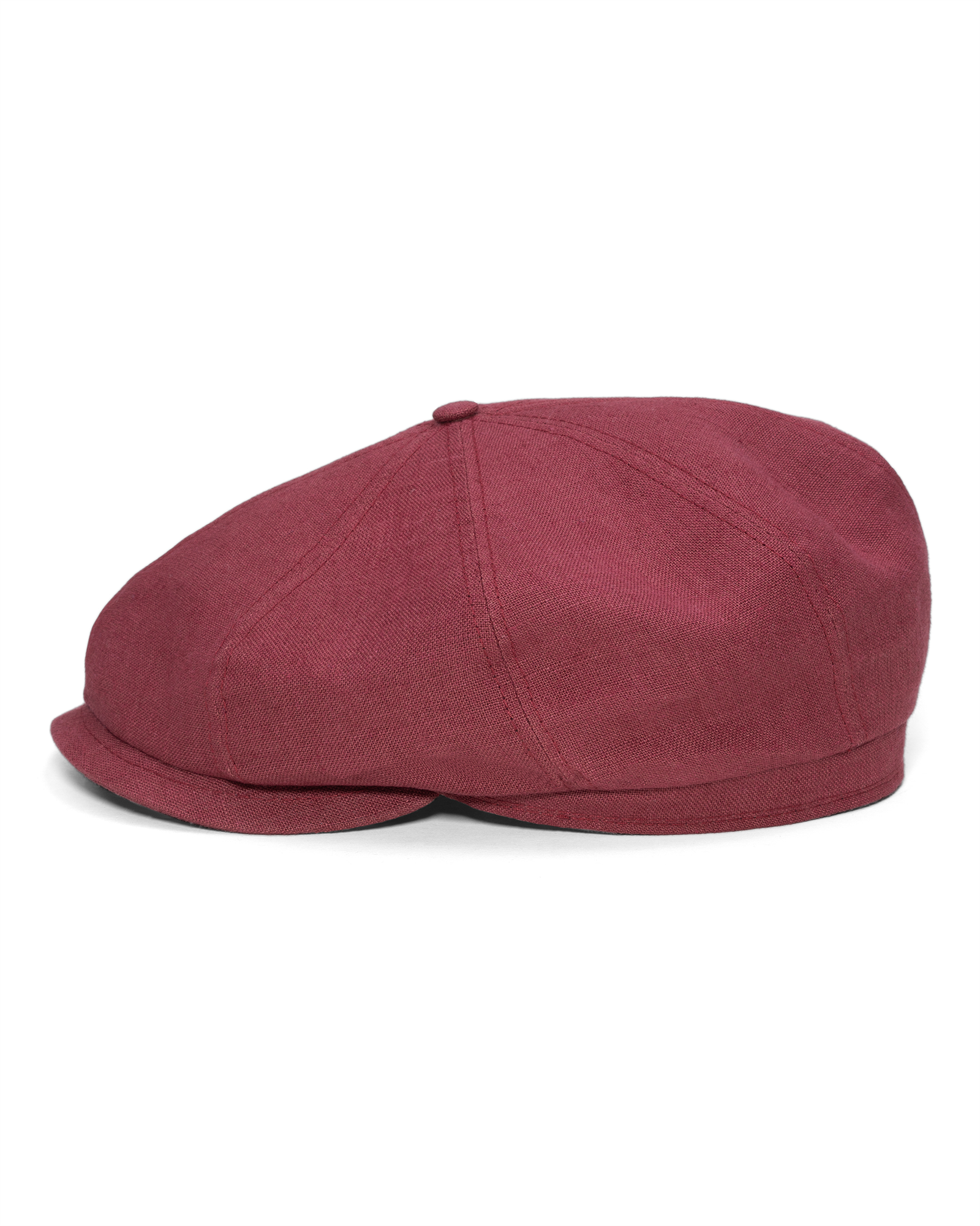 -Stylish Burgundy Newsboy Cap Burgundy Baker Boy Cap for Nanny Chic Women, Dark Red  main image 2