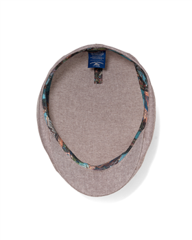 Gecko Monte Carlo - Men's Linen Flat Cap, Summer Ivy Cap 2