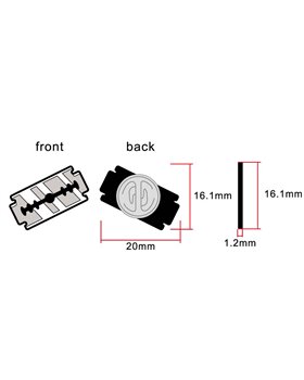 Sharp Razor Blade Pin - Edgy Style with a Cutting Edge 2
