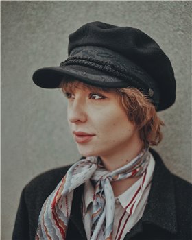 Kashubia Model 1 - brown and black baseball mariners sailor cap 2
